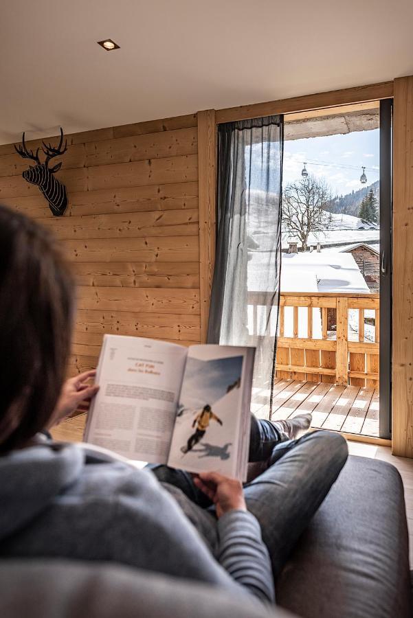 Spacieux Duplex Avec Vue La Clusaz Exteriér fotografie